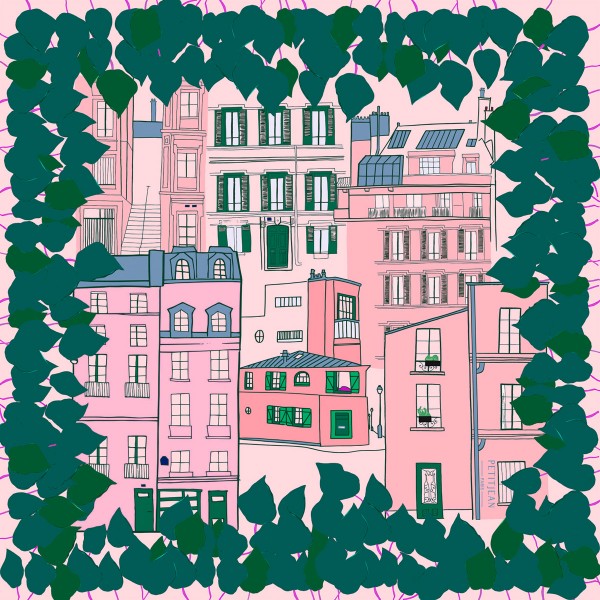 PETITJEAN šilko skara 